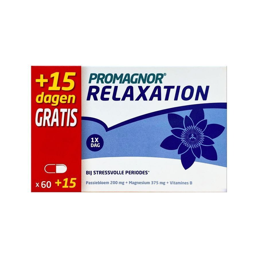 Promagnor Relaxation Caps 60+15 Gratuit Promo