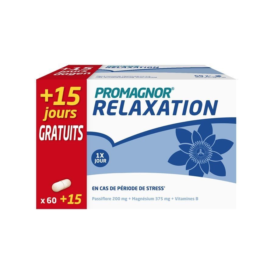 Promagnor Relaxation Caps 60+15 Gratuit Promo