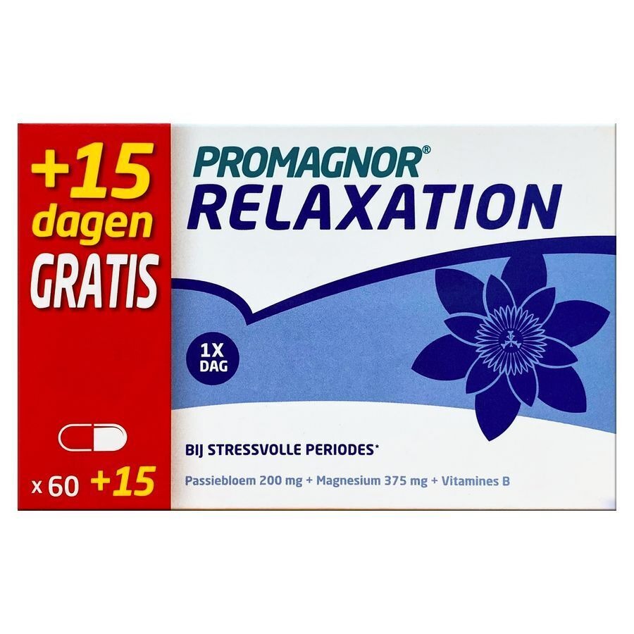 Promagnor Relaxation Caps 60+15 Gratuit Promo