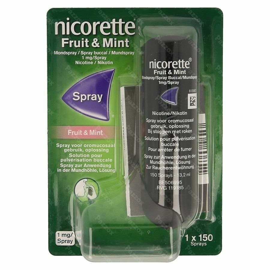 Nicorette Fruit & Mint 1mg/spray  (150 sprays) 