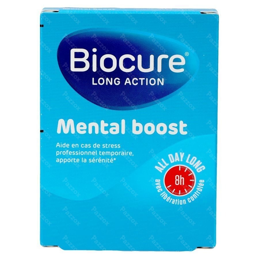 Biocure Long Action Intellect Mental Boost 30 Comprimés