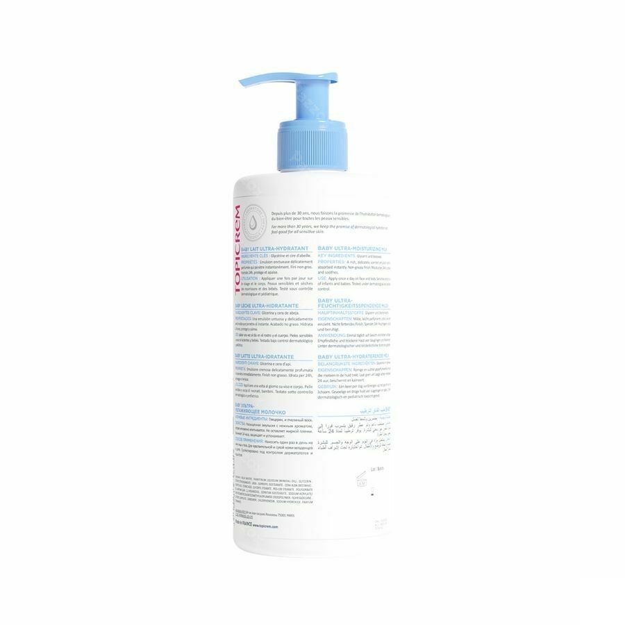 Topicrem Baby Lait Ultra-hydratant 500ml