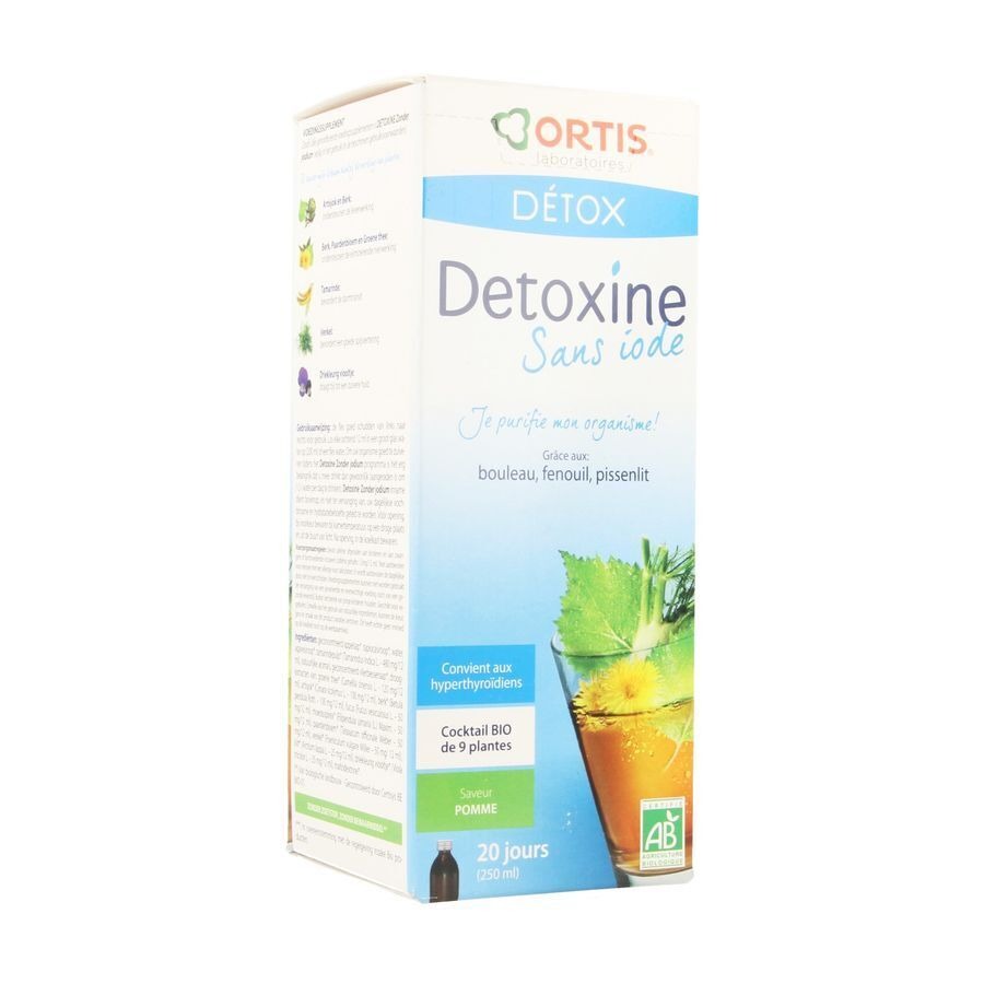 Ortis Detoxine S/iode Pomme S/fucus 250ml