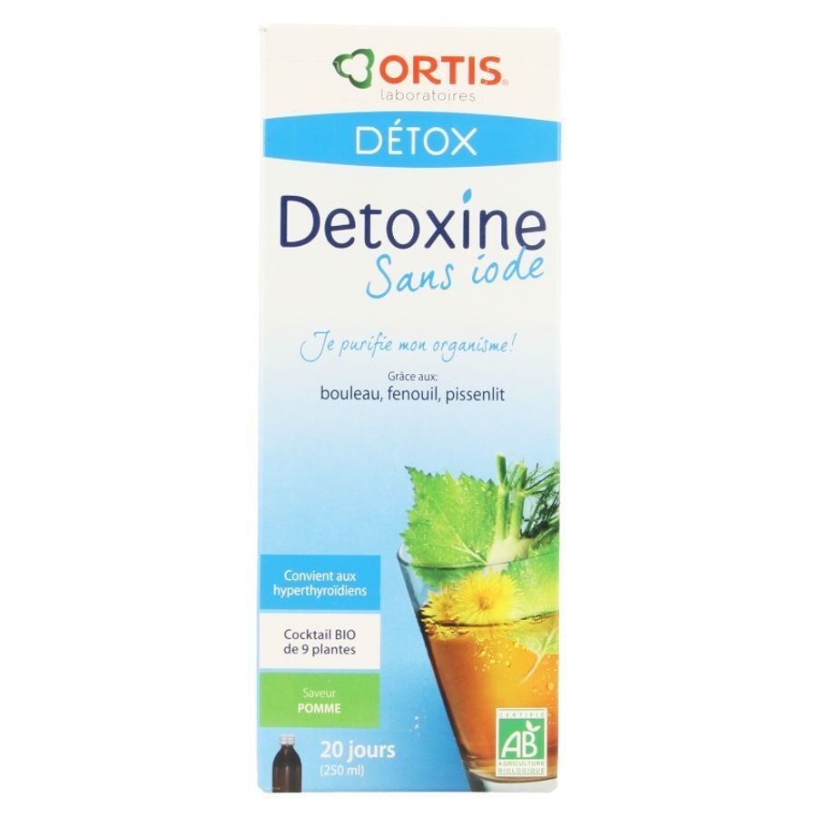 Ortis Detoxine S/iode Pomme S/fucus 250ml
