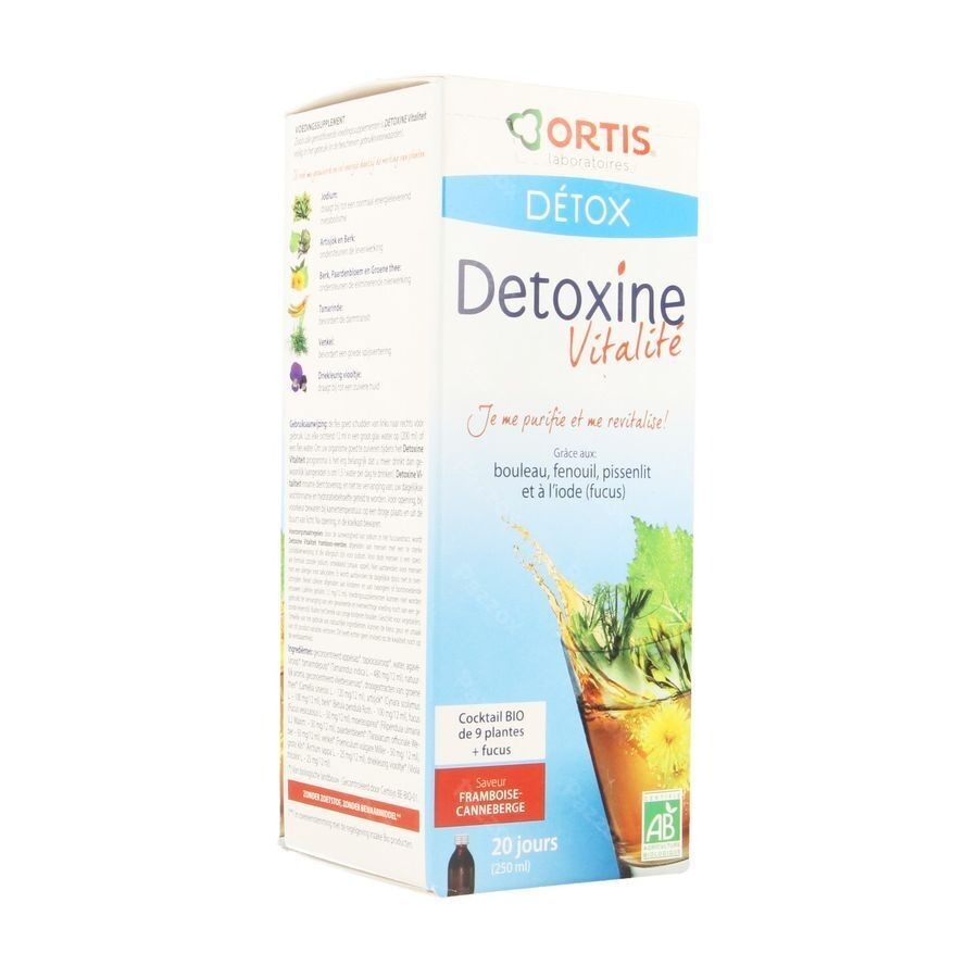 Ortis Detoxine Vitalite Framb Canneb Fuc Bio 250ml Pazzox Ortis Detoxine Vitalite Framb Canneb Fuc Bio 250ml Pazzox