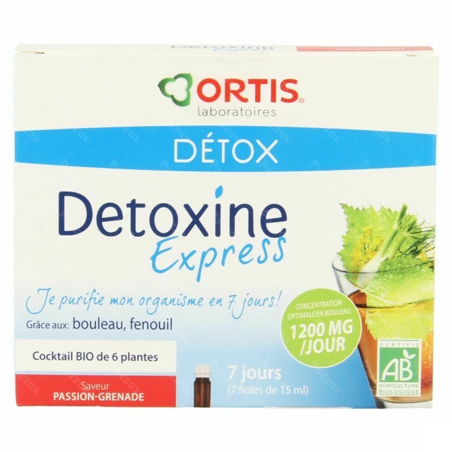 Ortis Detoxine Express Pas Gre Bio 7x15ml