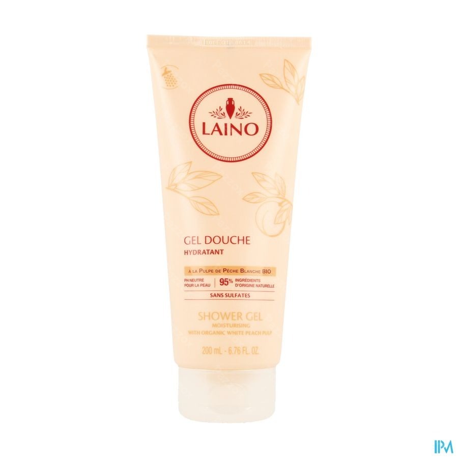 Laino Gel Douche Pulpe Peche 200ml