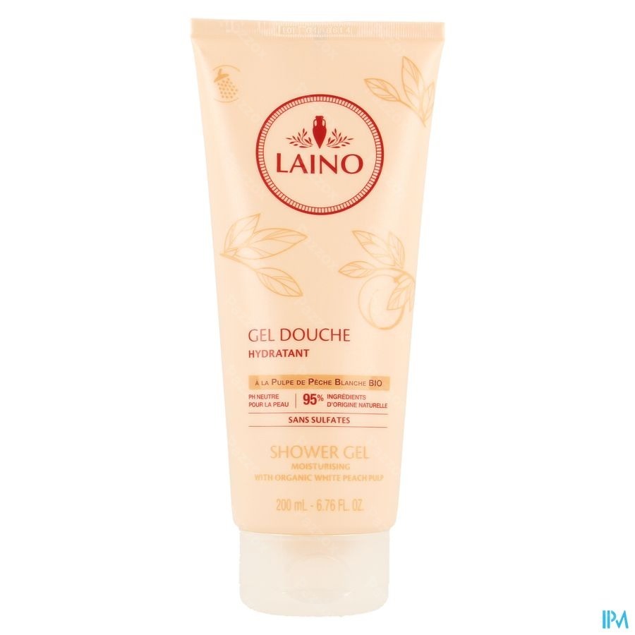 Laino Gel Douche Pulpe Peche 200ml