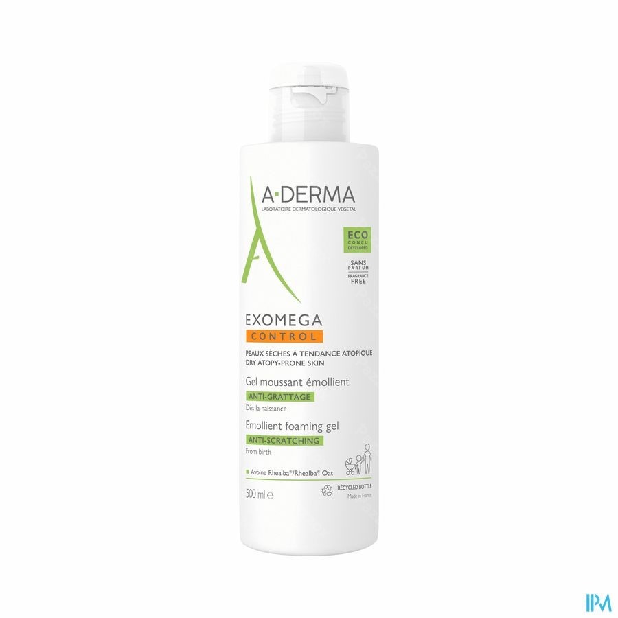 A-Derma Exomega Control Gel Emollient 500ml