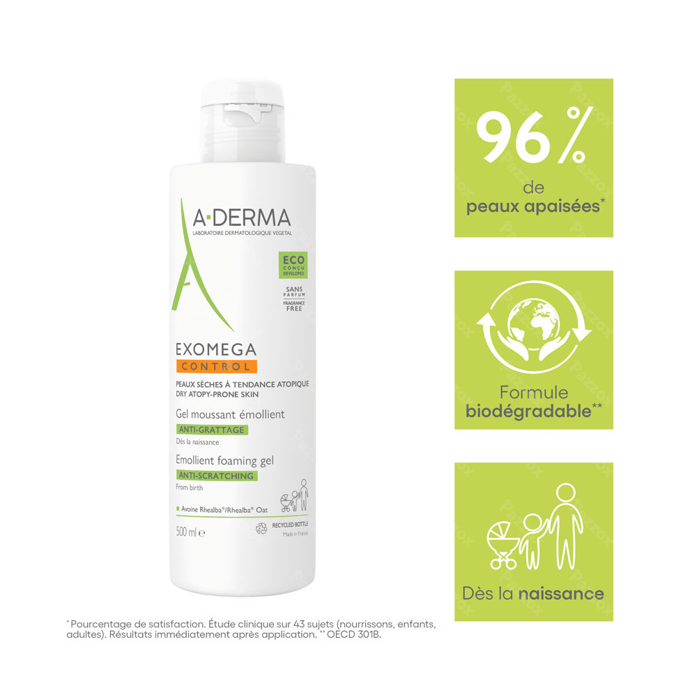 A-Derma Exomega Control Gel Emollient 500ml