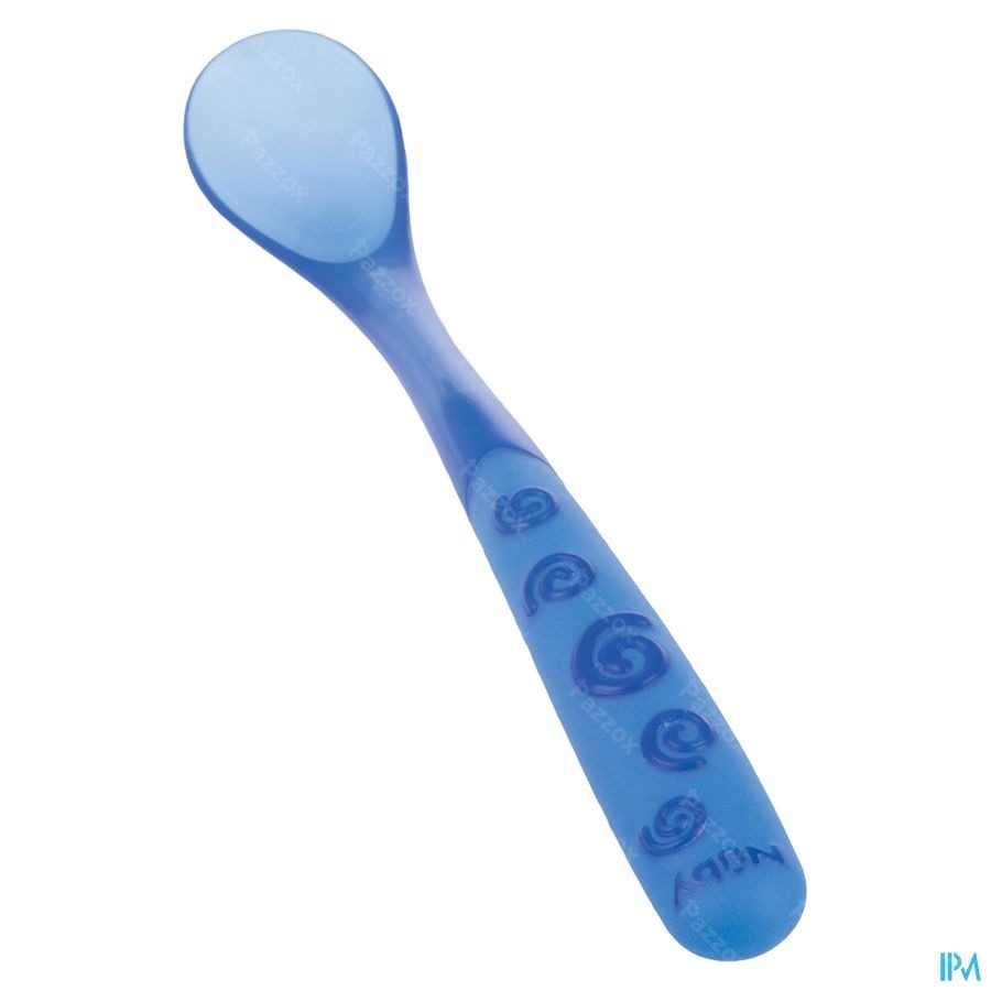 Nûby Cuillère à manche long - 3p - 6m+ 