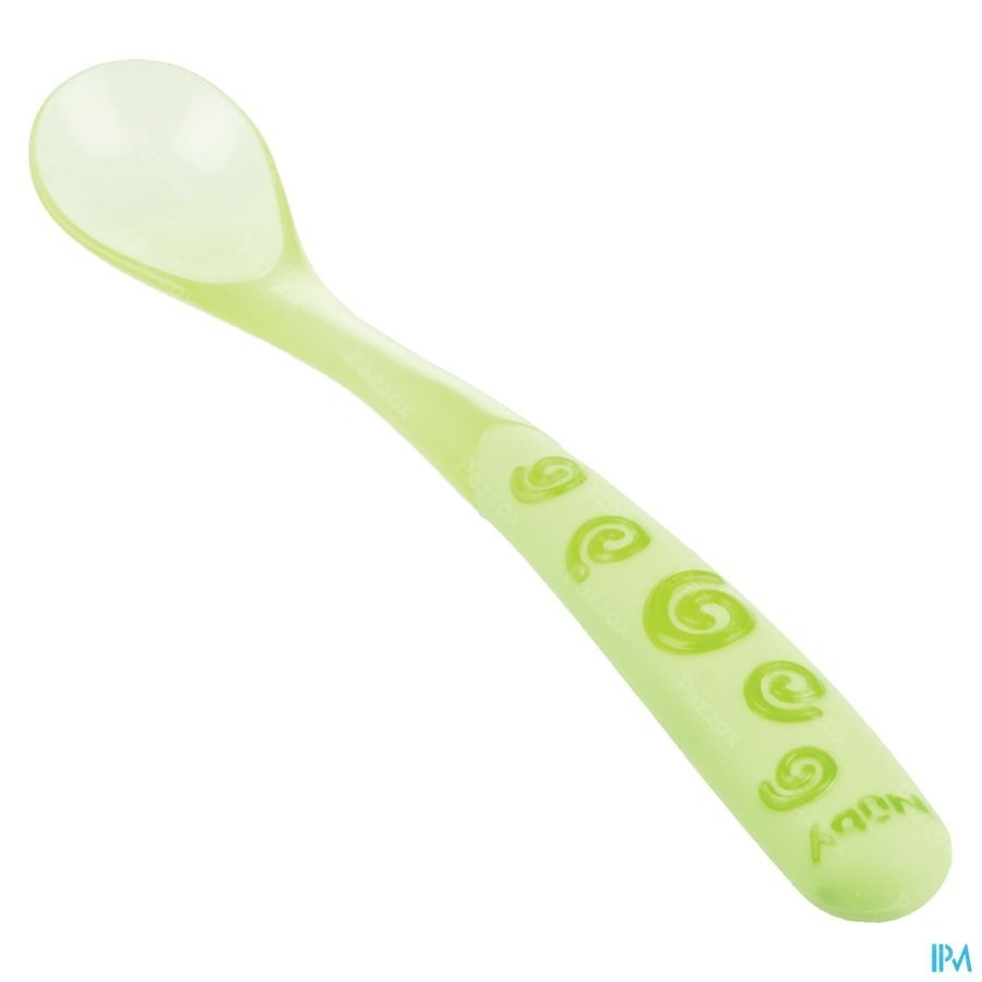 Nûby Cuillère à manche long - 3p - 6m+ 