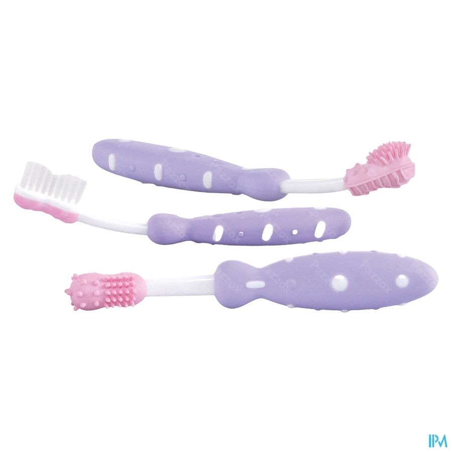 Nûby Set de brosses à dents 3 pièces – 3m+ 