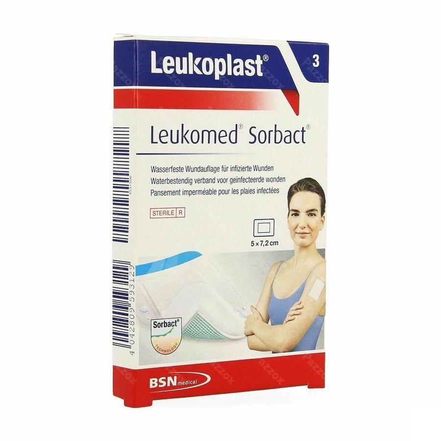 Leukomed Sorbact 5cmx7,2cm 3 Leukoplast