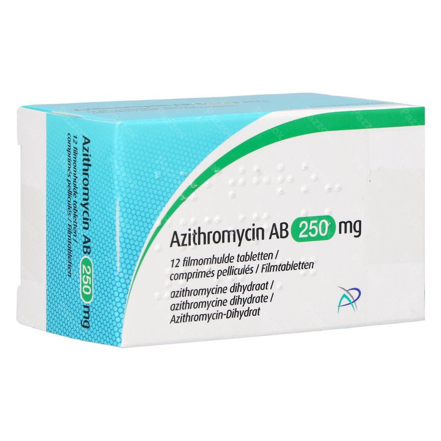 Azithromycin Ab 250mg Comp Pell 12 X 250mg