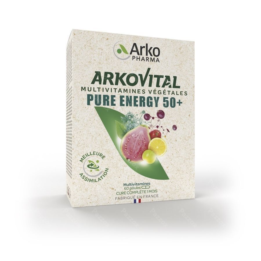 Arkovital Pure Energy 50+ Caps 60