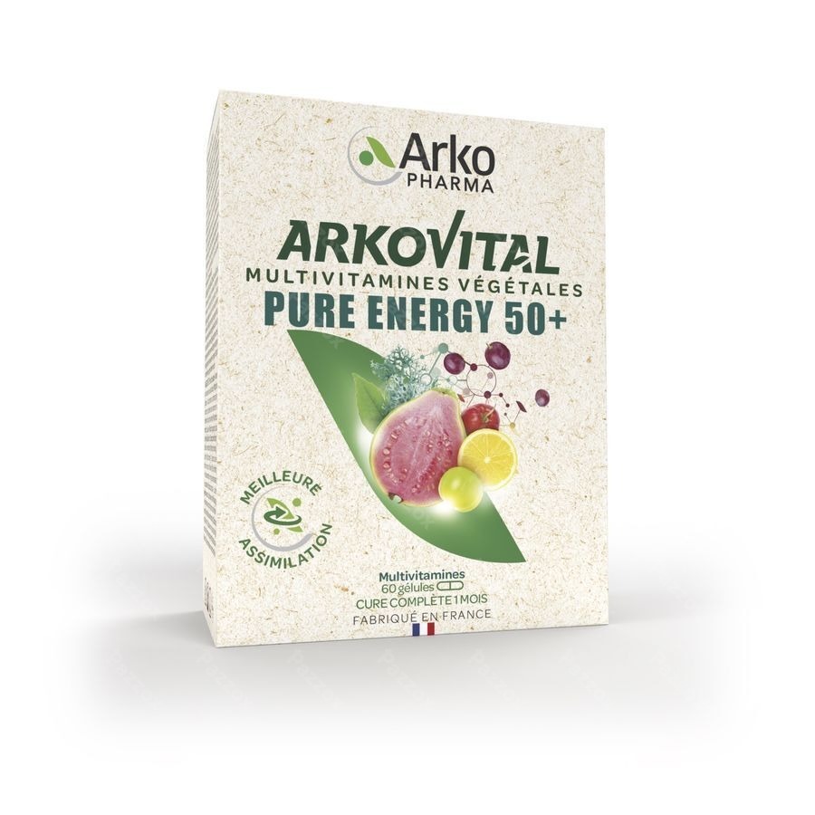 Arkovital Pure Energy 50+ Caps 60