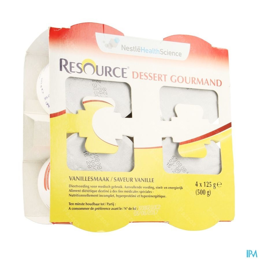 Resource Dessert Gourmand Vanille 4x125g 12318667