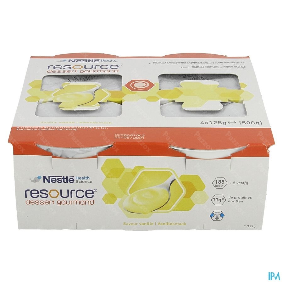 Resource Dessert Gourmand Vanille 4x125g 12318667