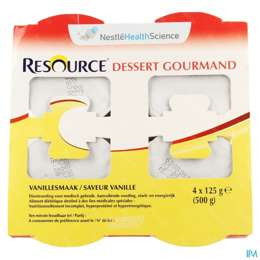 Resource Dessert Gourmand Vanille 4x125g 12318667