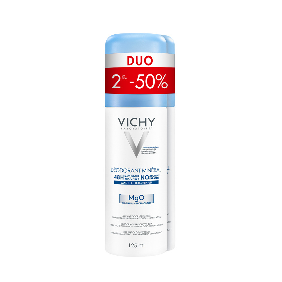 Vichy D&eacute;odorant Min&eacute;ral Aerosol | Duo 2 X 125ml