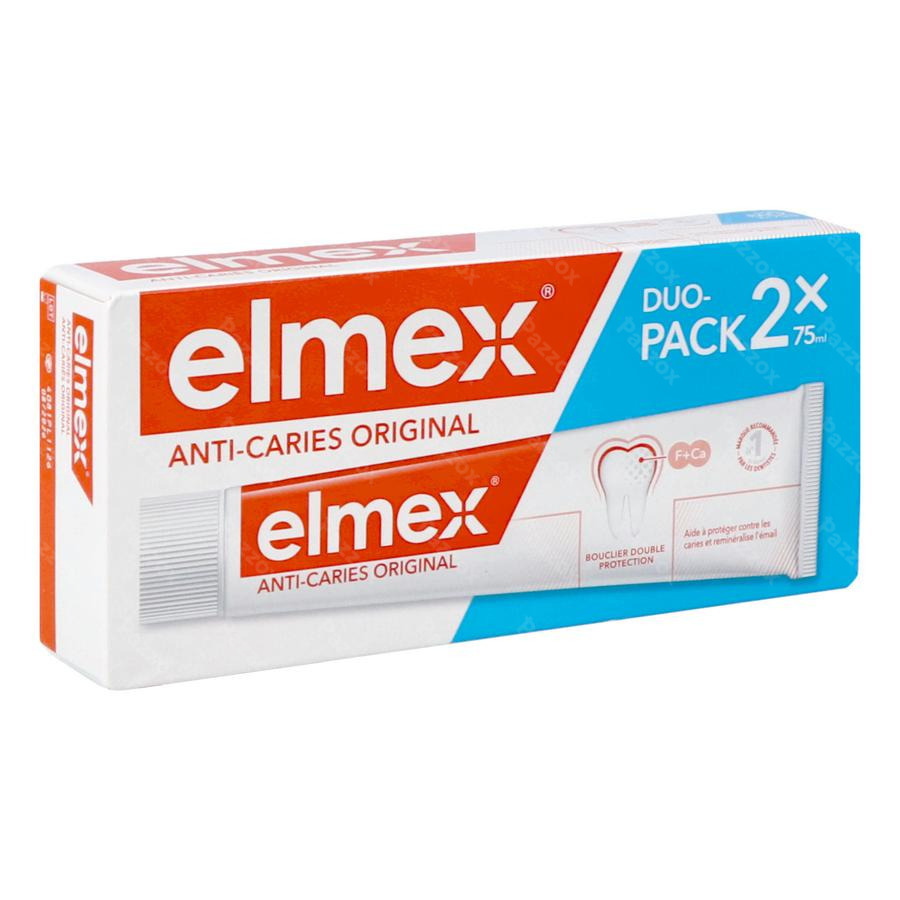Elmex Anti-Caries Dentifrice Duopack 2x75ml