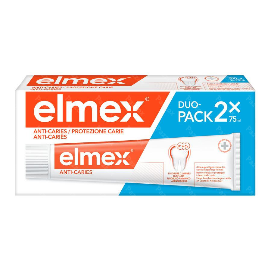 Elmex Anti-Caries Dentifrice Duopack 2x75ml