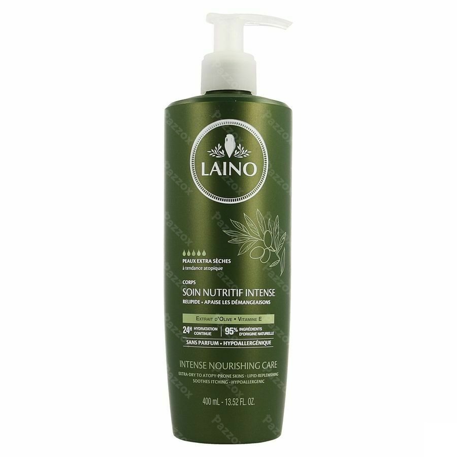 Laino Lait Nutritif Intense Olive Fl Pompe 400ml