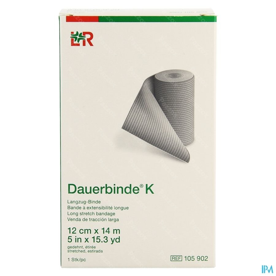 Dauerbinde K 12cm X14m 1 105902