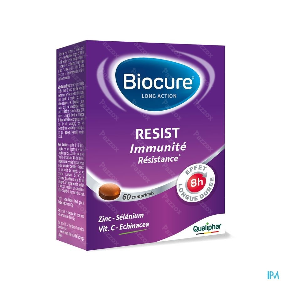 Biocure Long Action Resist Immunité 60 Comprimés