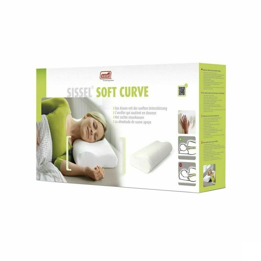 Sissel Soft Curve Oreiller M + Taie Velours