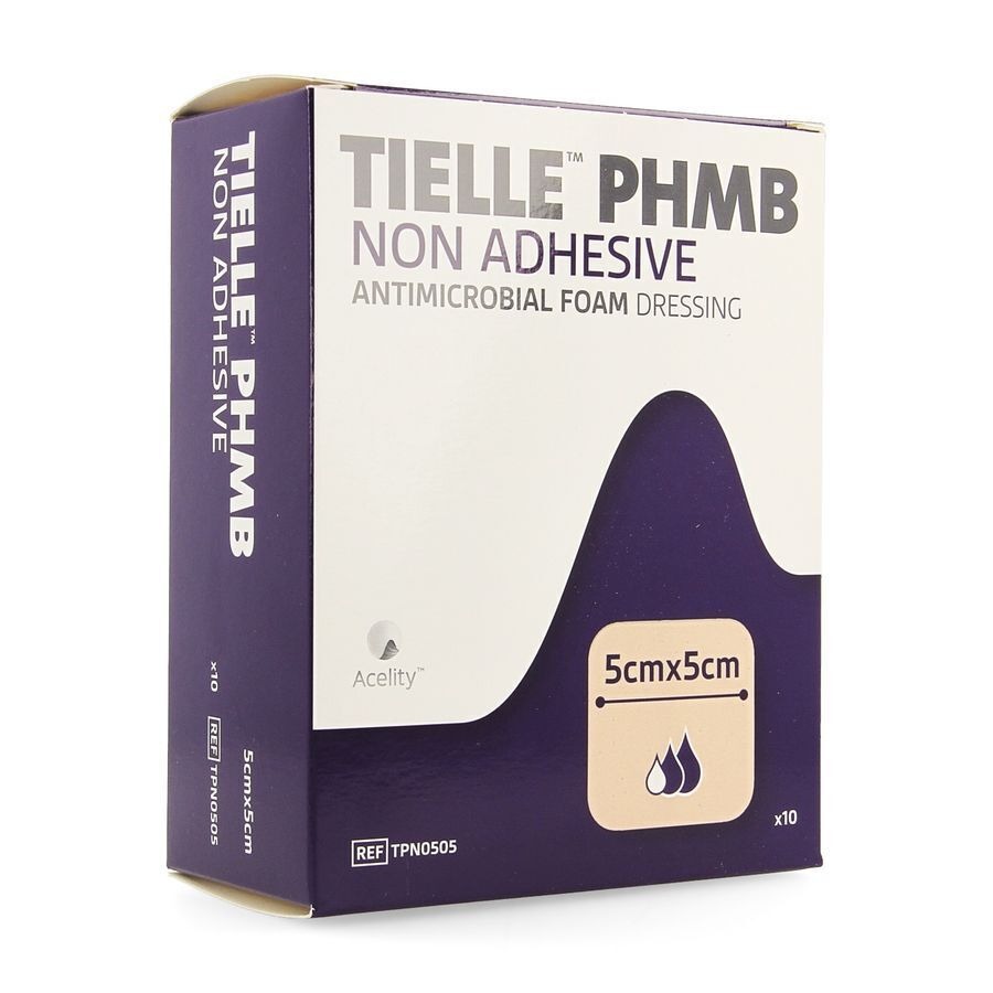 Tielle Phmb Pans Hydropolymere 5,0x 5,0cm 10