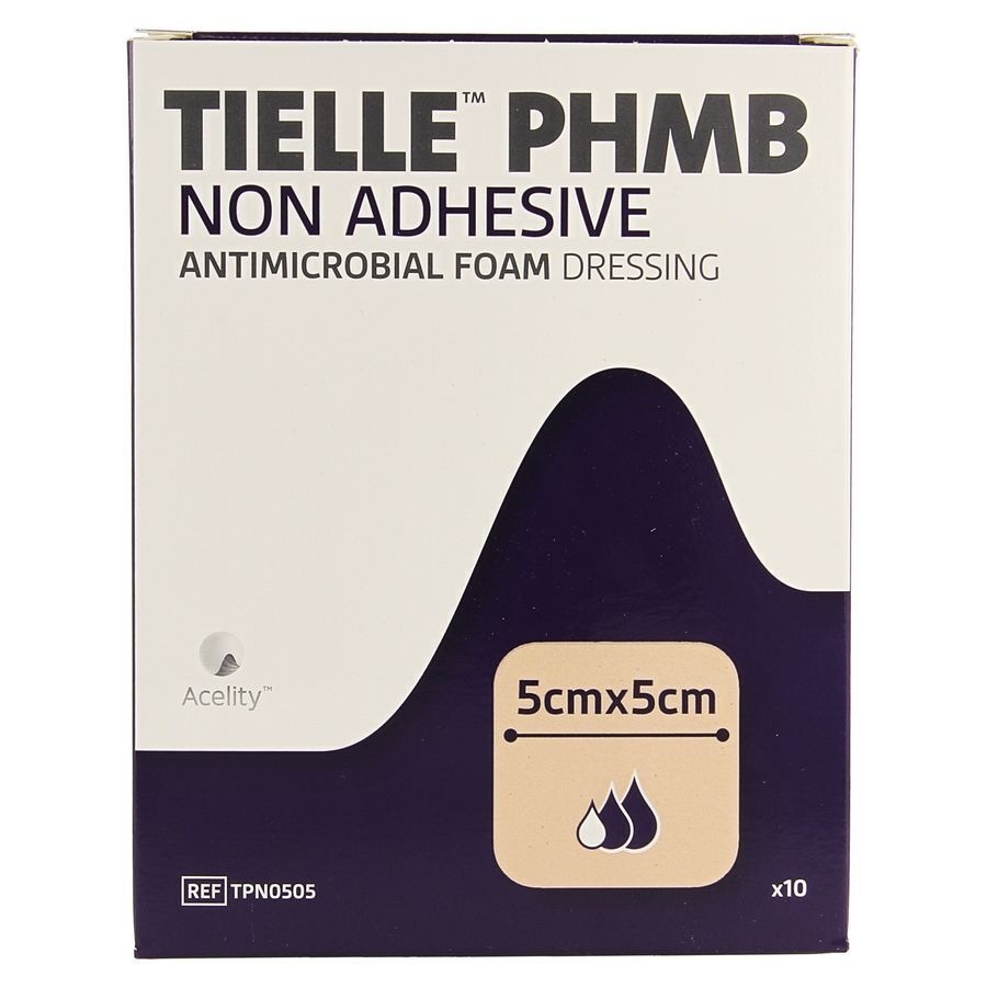 Tielle Phmb Pans Hydropolymere 5,0x 5,0cm 10