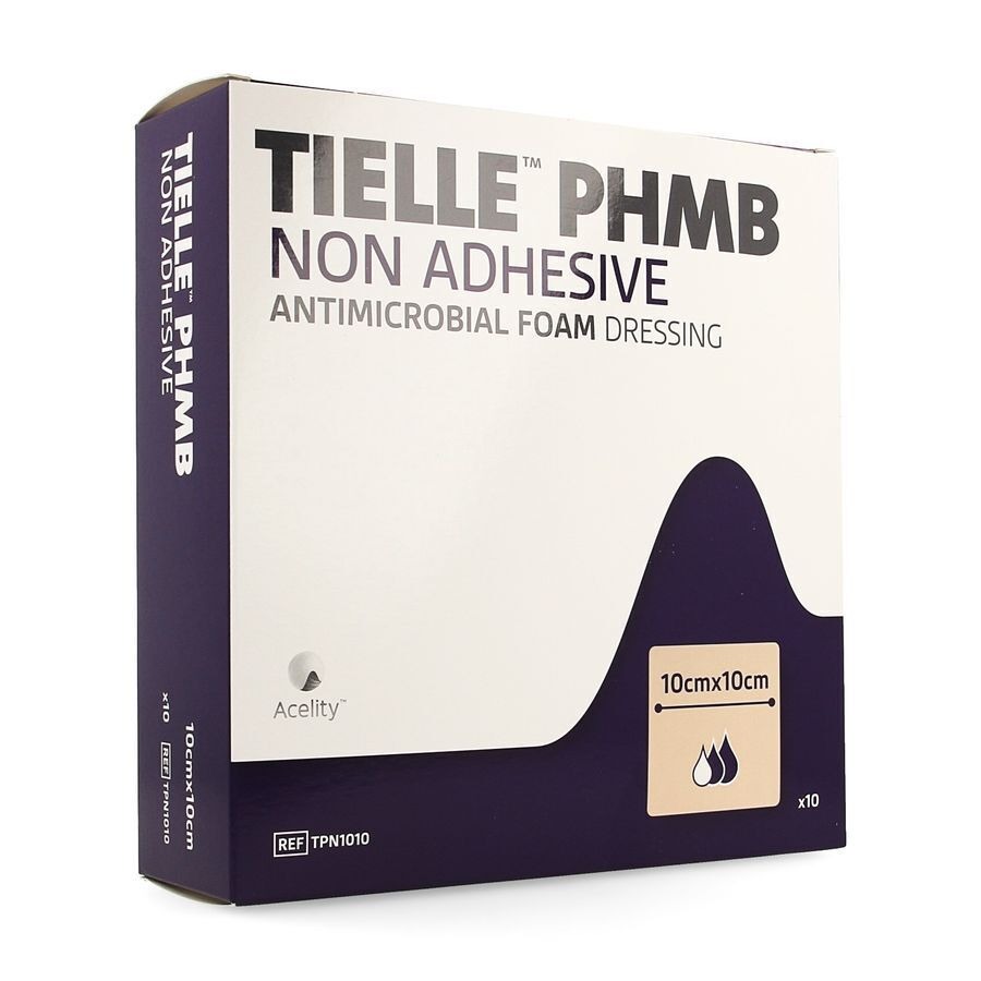 Tielle Phmb Pans Hydropolymere 10,0x10,0cm 10