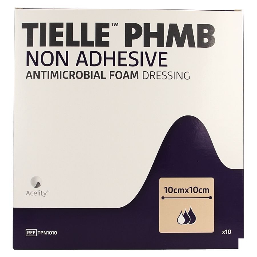 Tielle Phmb Pans Hydropolymere 10,0x10,0cm 10