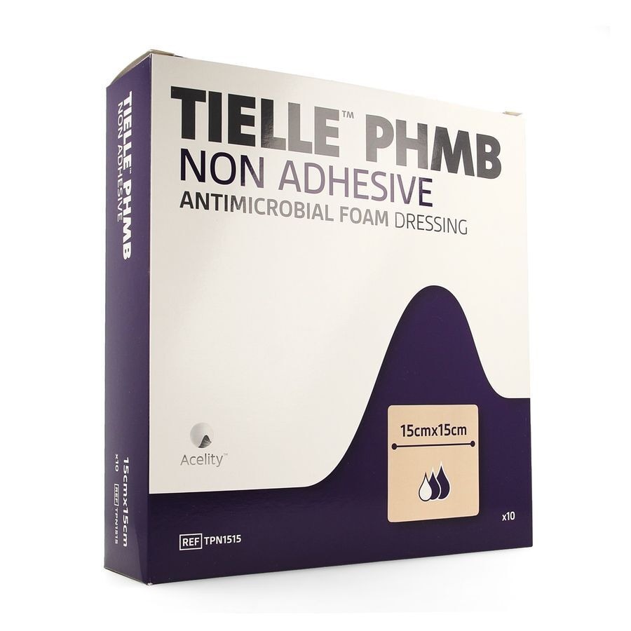 Tielle Phmb Pans Hydropolymere 15,0x15,0cm 10
