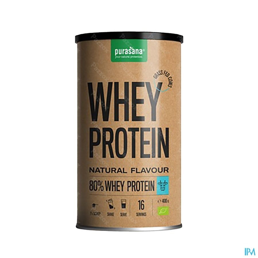 Purasana Whey Proteine Pdr 80% Nature Bio 400g