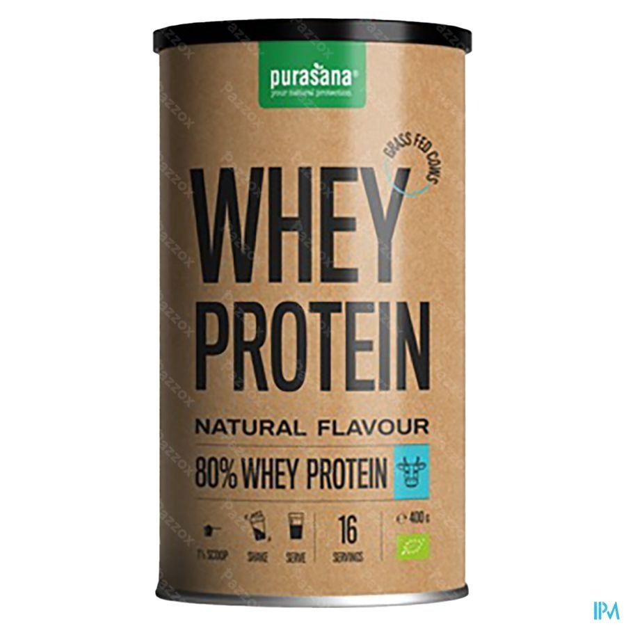 Purasana Whey Proteine Pdr 80% Nature Bio 400g