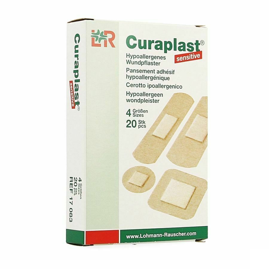 Curaplast Pans Adhesif 4 Tailles 20 400436