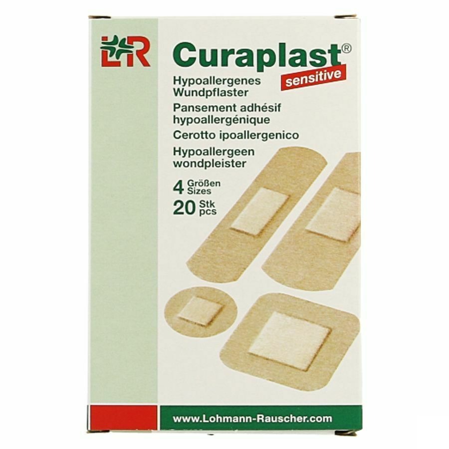 Curaplast Pans Adhesif 4 Tailles 20 400436