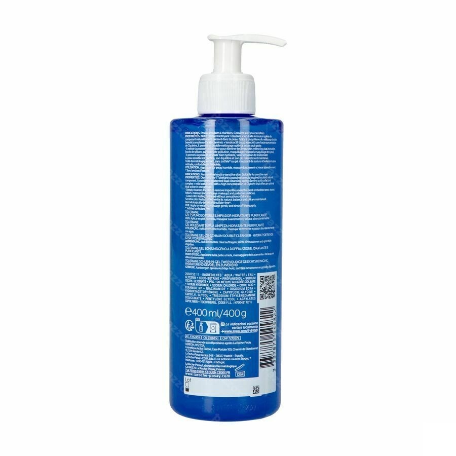 La Roche-Posay Toleriane Gel Moussant Hydra Purifiant 400ml