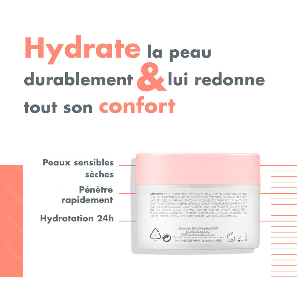 Avène BODY Baume fondant hydratant, peau sensible 250ml