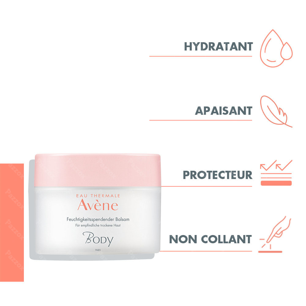 Avène BODY Baume fondant hydratant, peau sensible 250ml