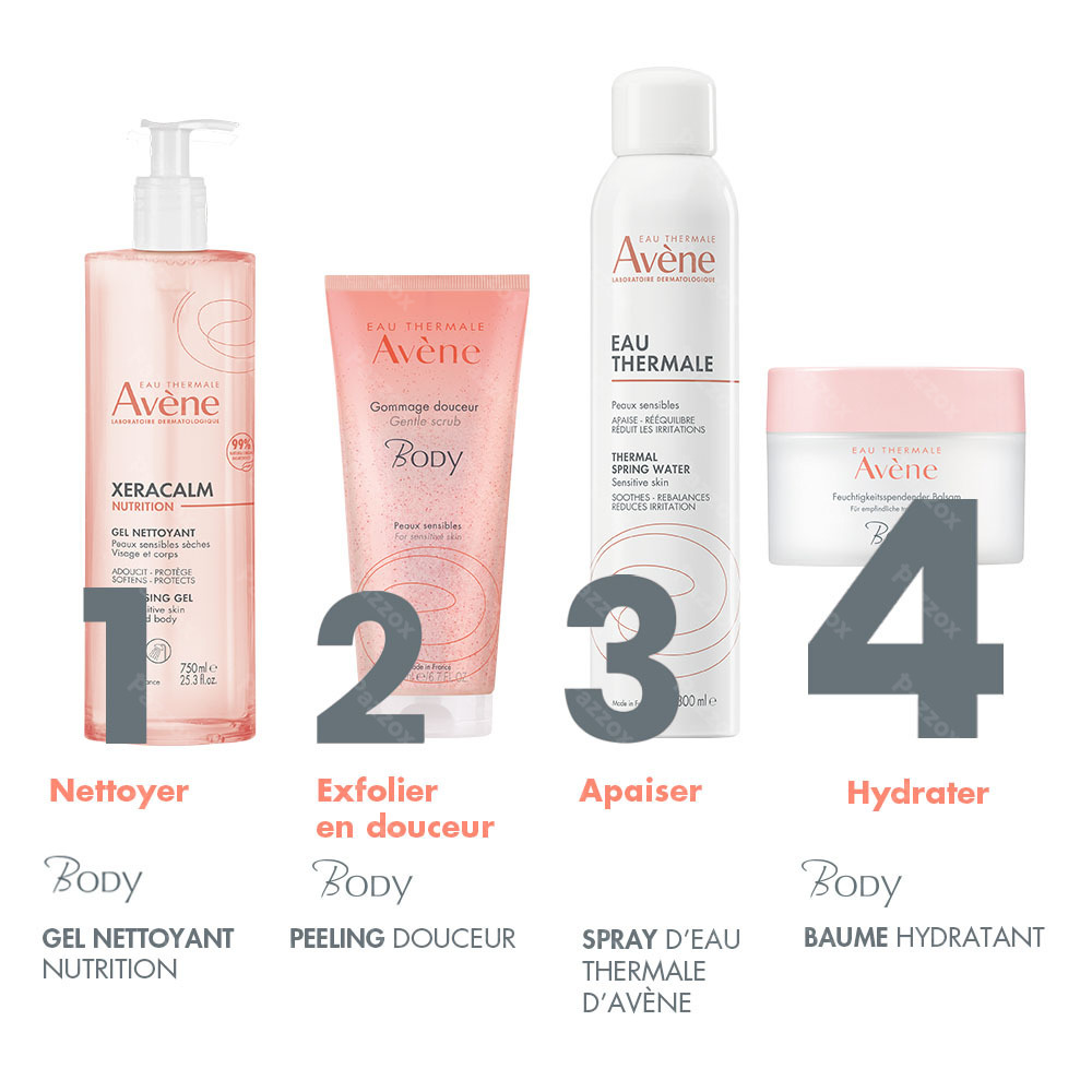Avène BODY Baume fondant hydratant, peau sensible 250ml