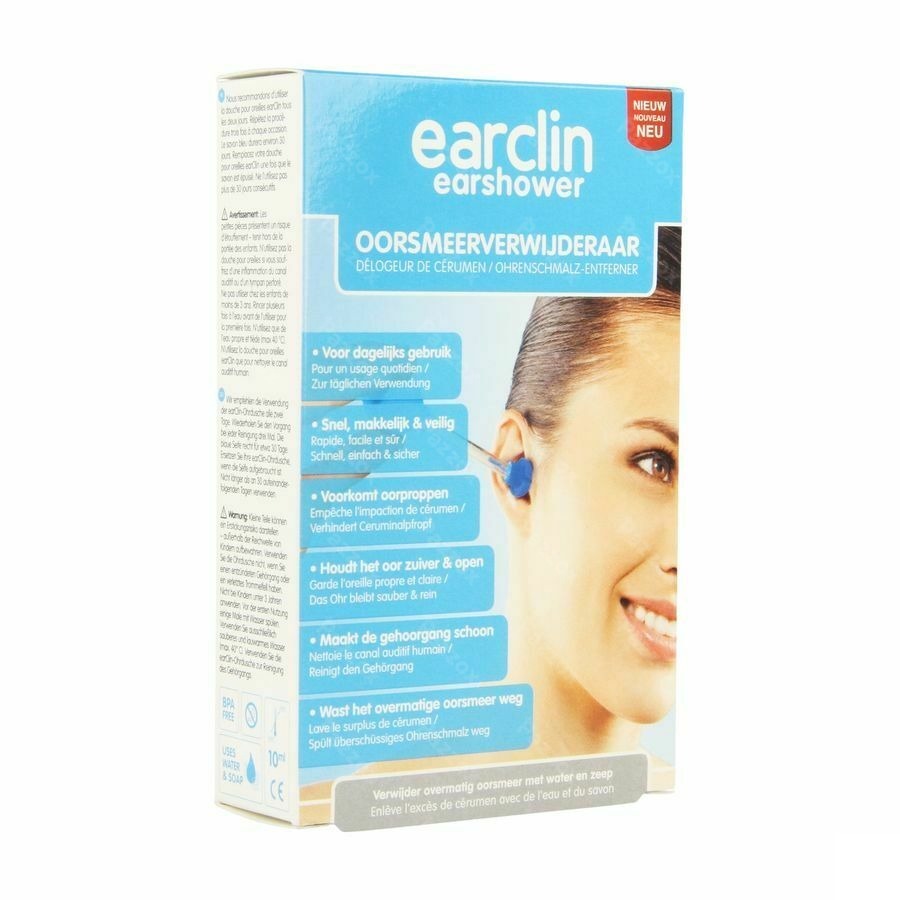 Earclin Earshower Adult Elimine Cerumen Revogan