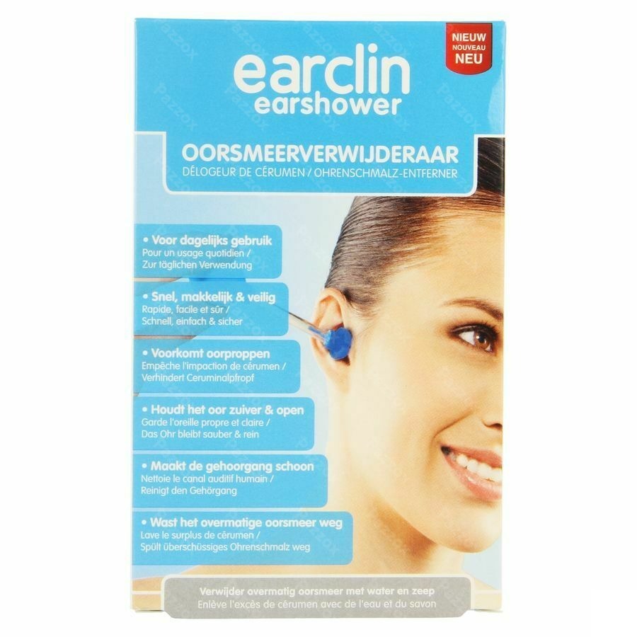 Earclin Earshower Adult Elimine Cerumen Revogan