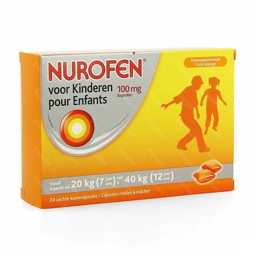 Nurofen Enfant 100mg Caps Molles A Macher 24