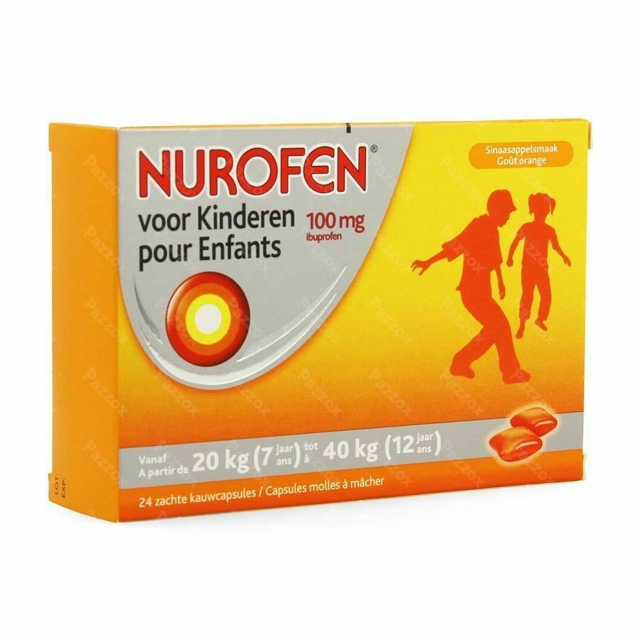 Nurofen Enfant 100mg Caps Molles A Macher 24