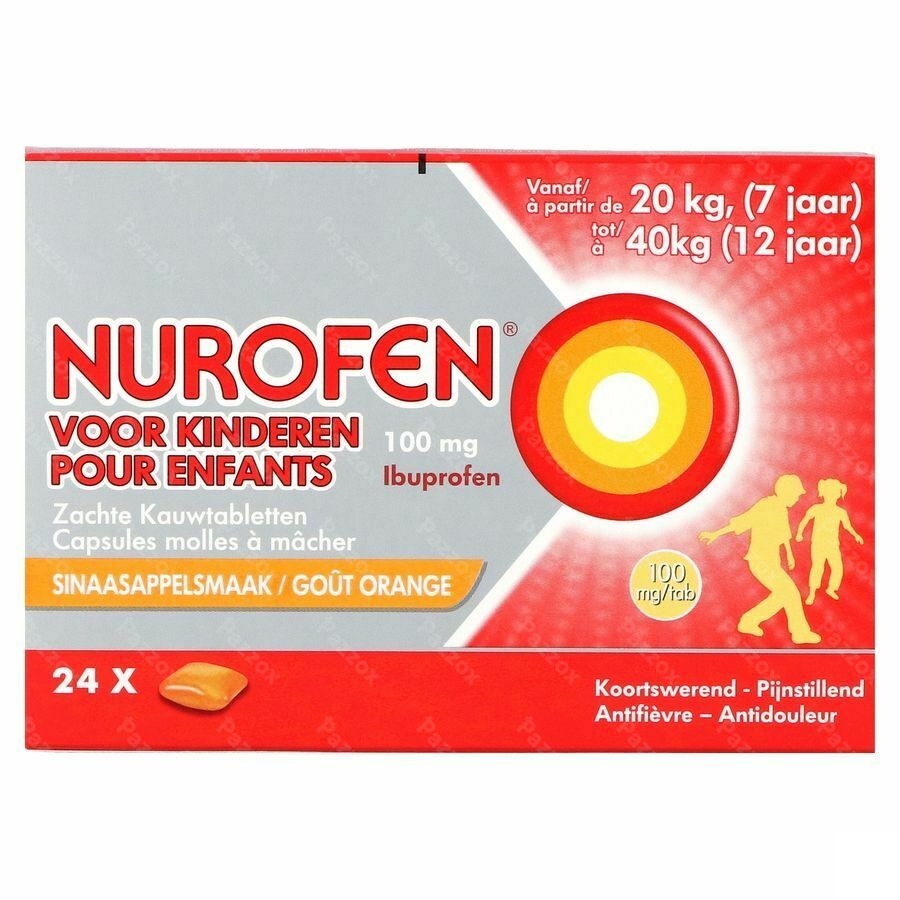 Nurofen Enfant 100mg Caps Molles A Macher 24