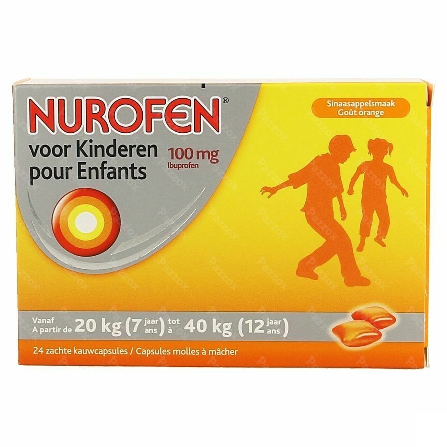 Nurofen Enfant 100mg Caps Molles A Macher 24